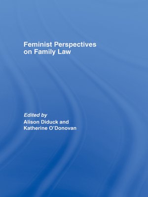 cover image of Feminist Perspectives on Family Law